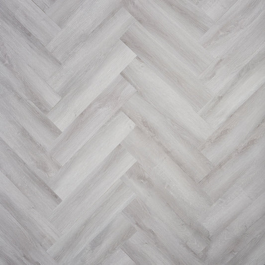 Zeezoo Herringbone Pale Silver Oak