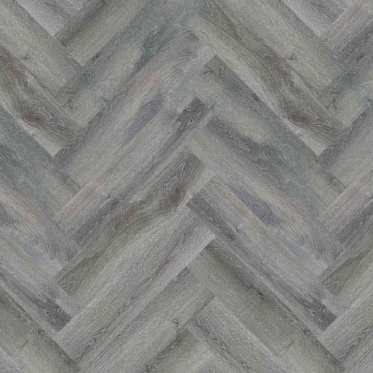 Zeezoo Herringbone Smoked Grey Oak