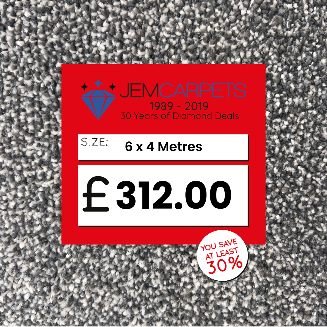 Alicante Platinum 6 x 4 m Roll End Carpet