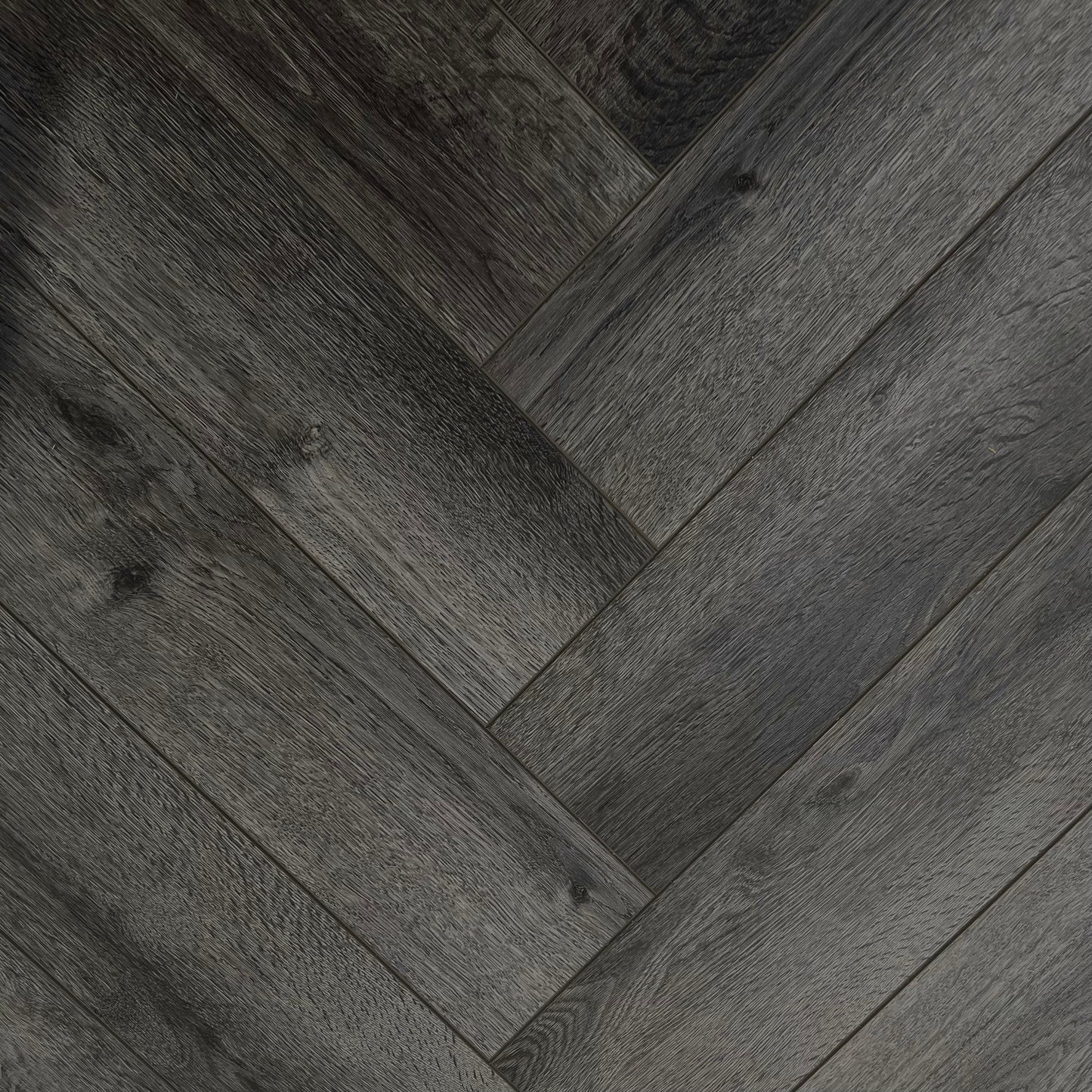 Yukon Herringbone charcoal grey   5mm  £35.39 per sq mt